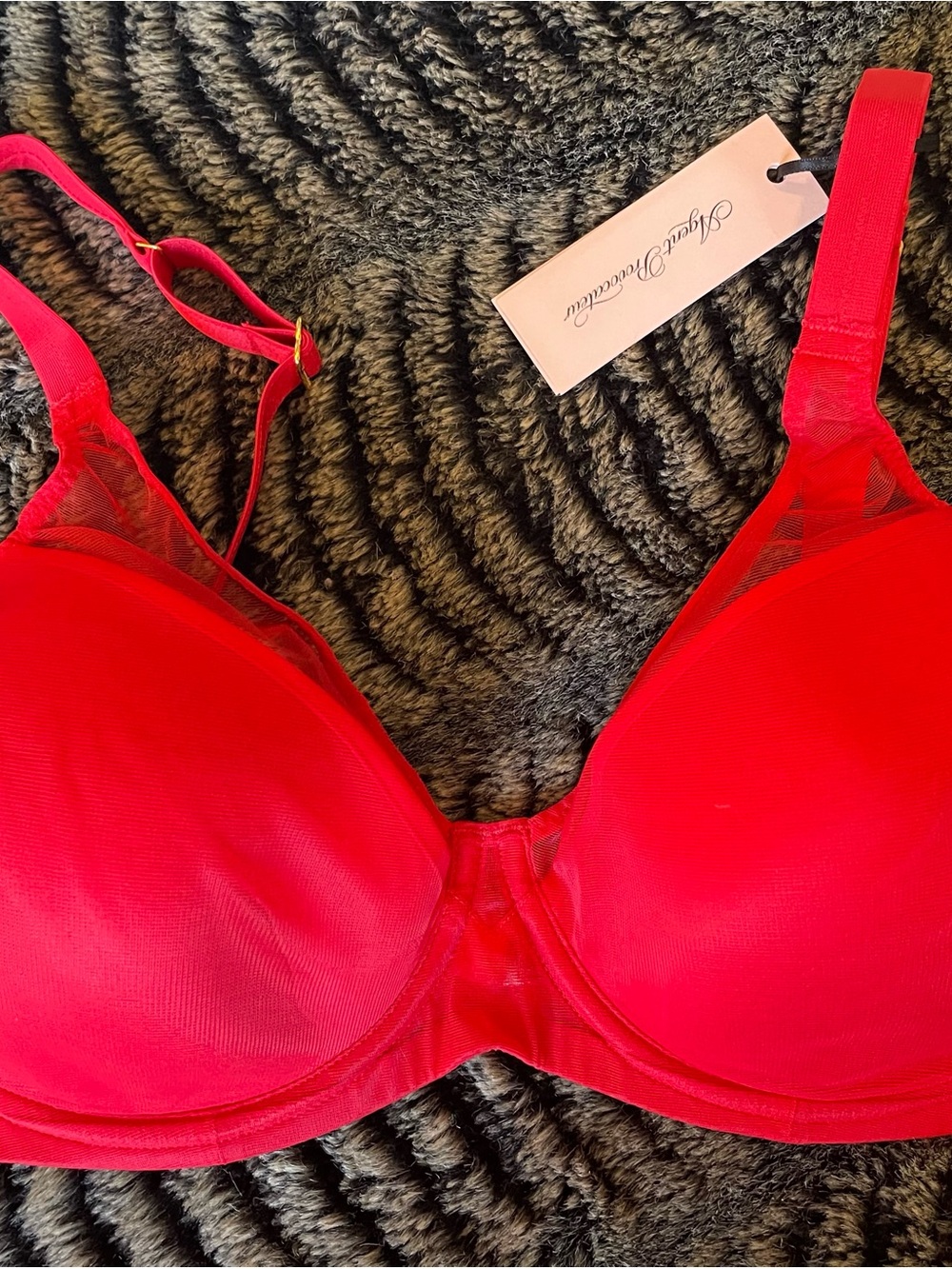Agent Provocateur Red Underwire T-Shirt Bra